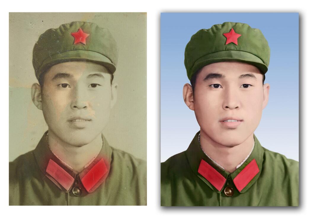 胡场镇破损照片修复-18